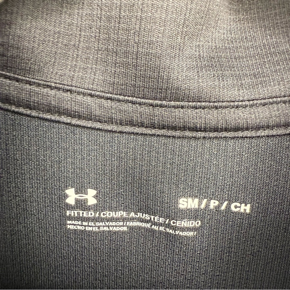 Under Armour Women’s Destroy All Miles Quarter Zip Black and Teal Size Small GUC - Picture 3 of 5